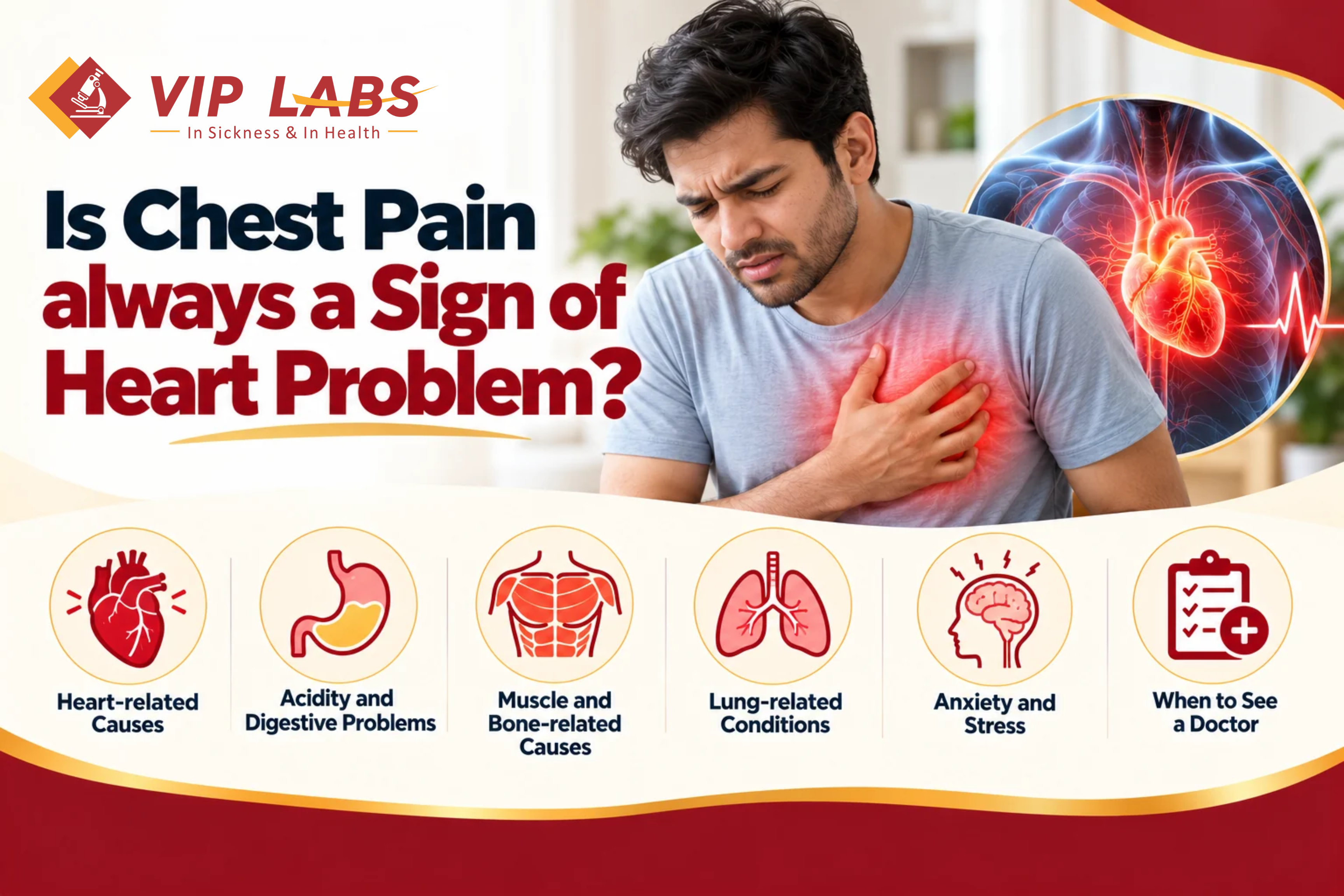 Is Chest Pain always a Sign of Heart Problem? 